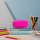 Penar tip etui dreptunghiular Office box, ColorLine, silicon, diverse culori